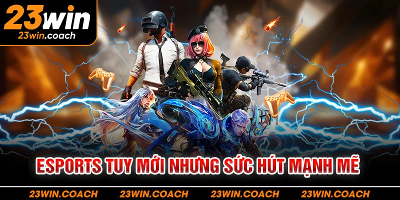 Esports tuy mới nhưng sức hút mạnh mẽ