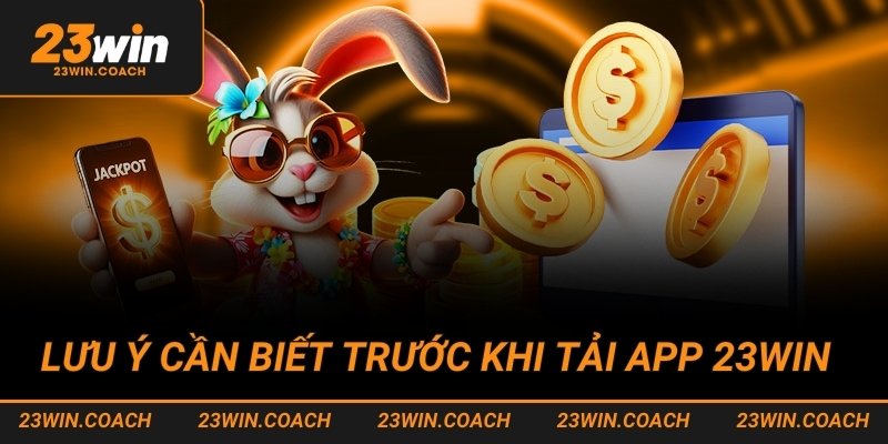 Lưu ý cần biết trước khi tải app 23win 